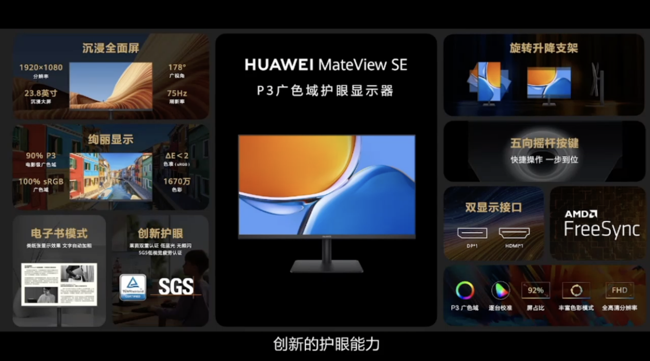 华为MateView SE配置