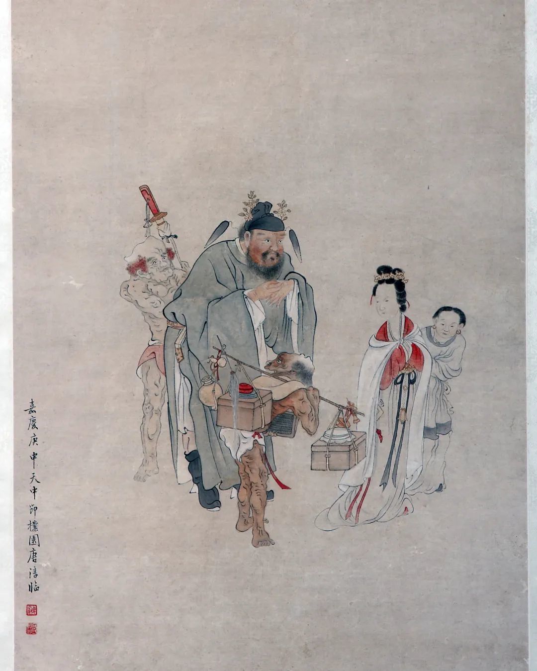 《钟馗嫁妹图》 清&middot;唐淳 扬州博物馆藏