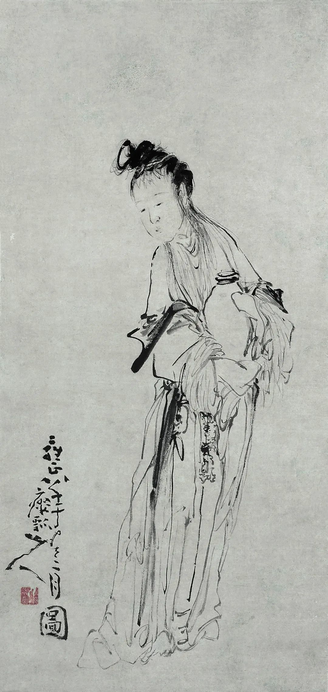 《麻姑进酒图》 清&middot;黄慎 扬州博物馆藏