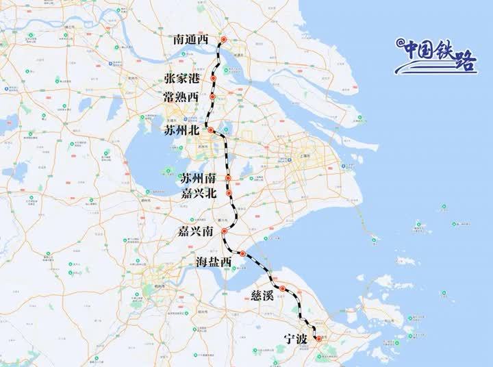 两条高铁新线经过南通来看线路图