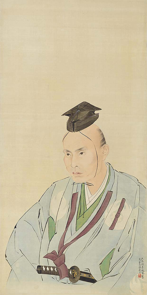 渡边华山《鹰见泉石像》江户时代&middot;天保8年