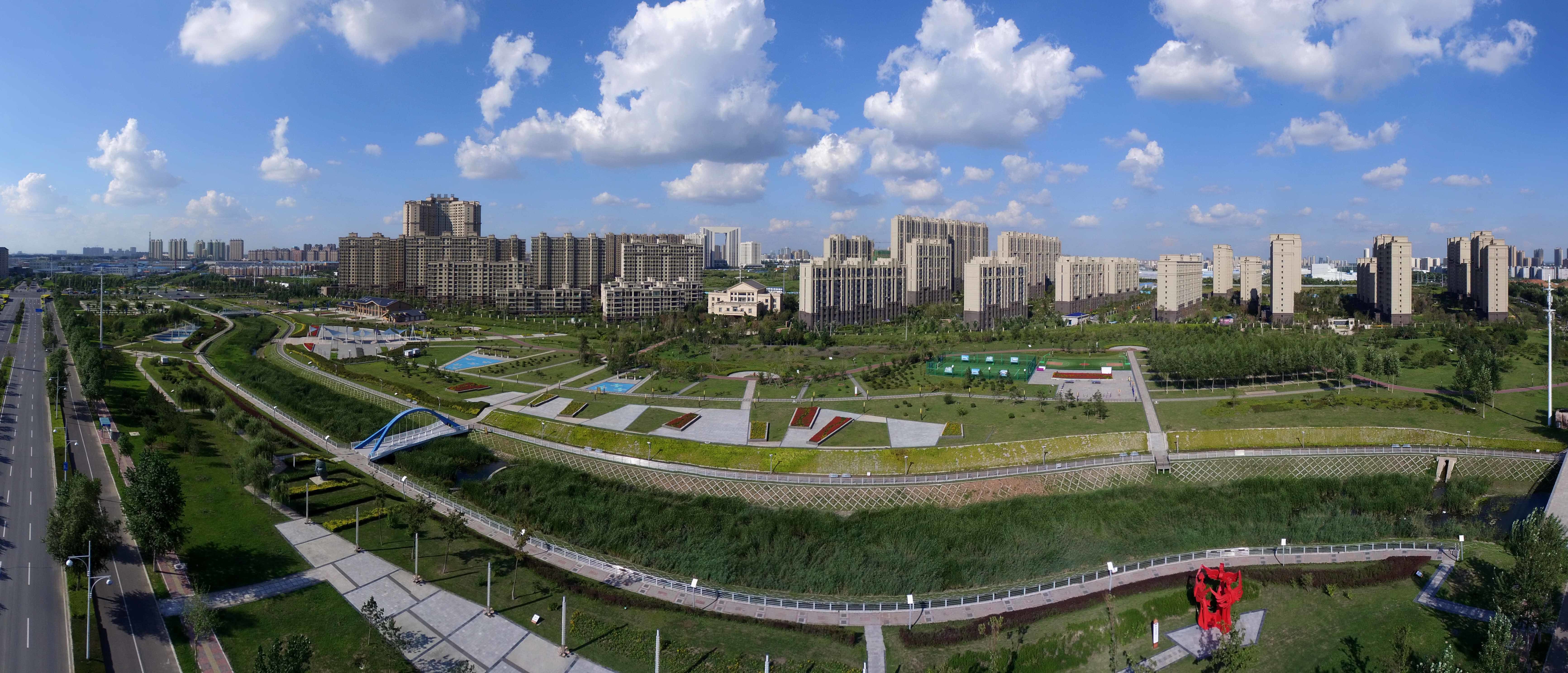 长春高新区城市公园扮靓城市风景绘就安逸安居美丽画卷