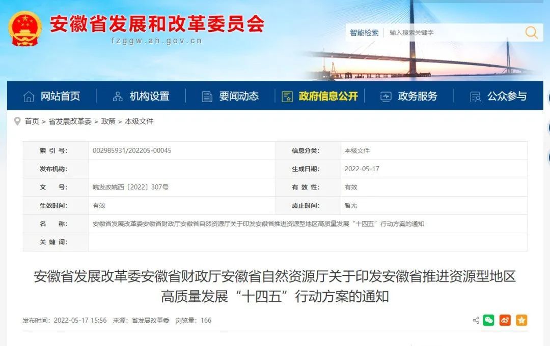 安徽三部门联合出台重要行动方案涉及这些市县！（全文）