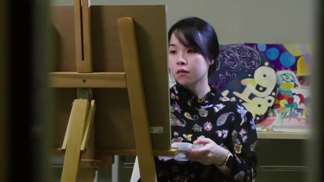 画家陈可菲为给《客家童谣》画插画，请教了很多不同的老师及老一辈客家人