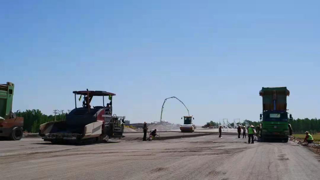 宁晋县交运局高标准推动青银高速宁晋东互通工程
