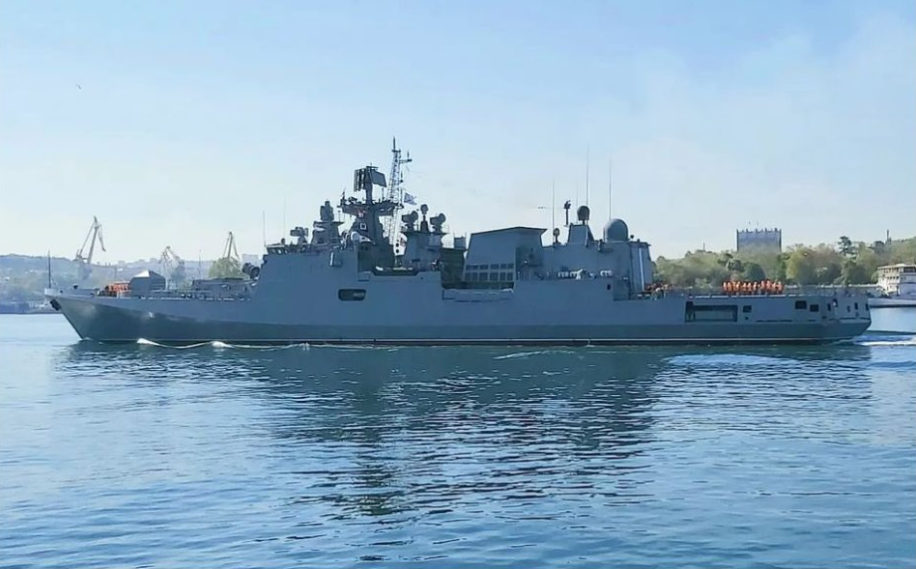 俄海军的格里戈洛维奇级（11356M）护卫舰“马卡洛夫上将”号（图片来源：海军上尉）