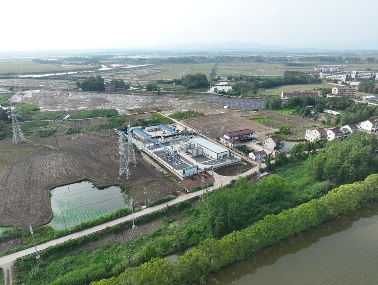 迎峰度夏防汛工程安徽枞阳汤沟110千伏输变电工程启动送电