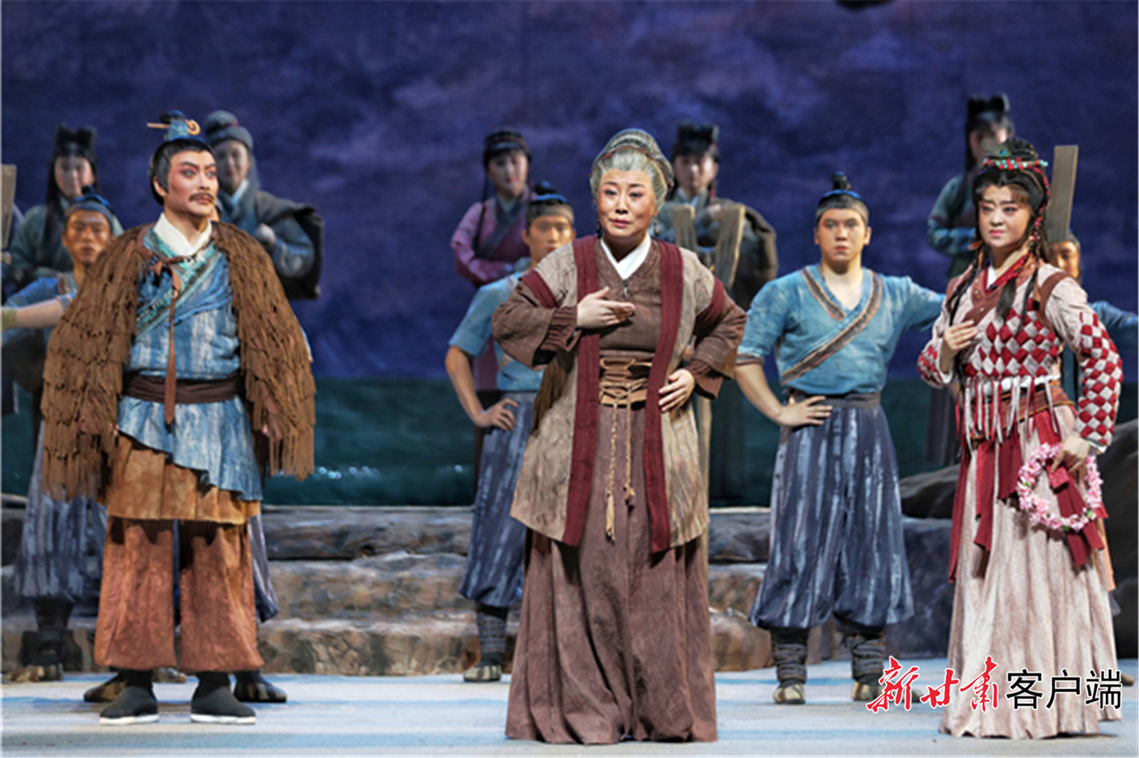 陇剧《大禹治水》精彩剧照