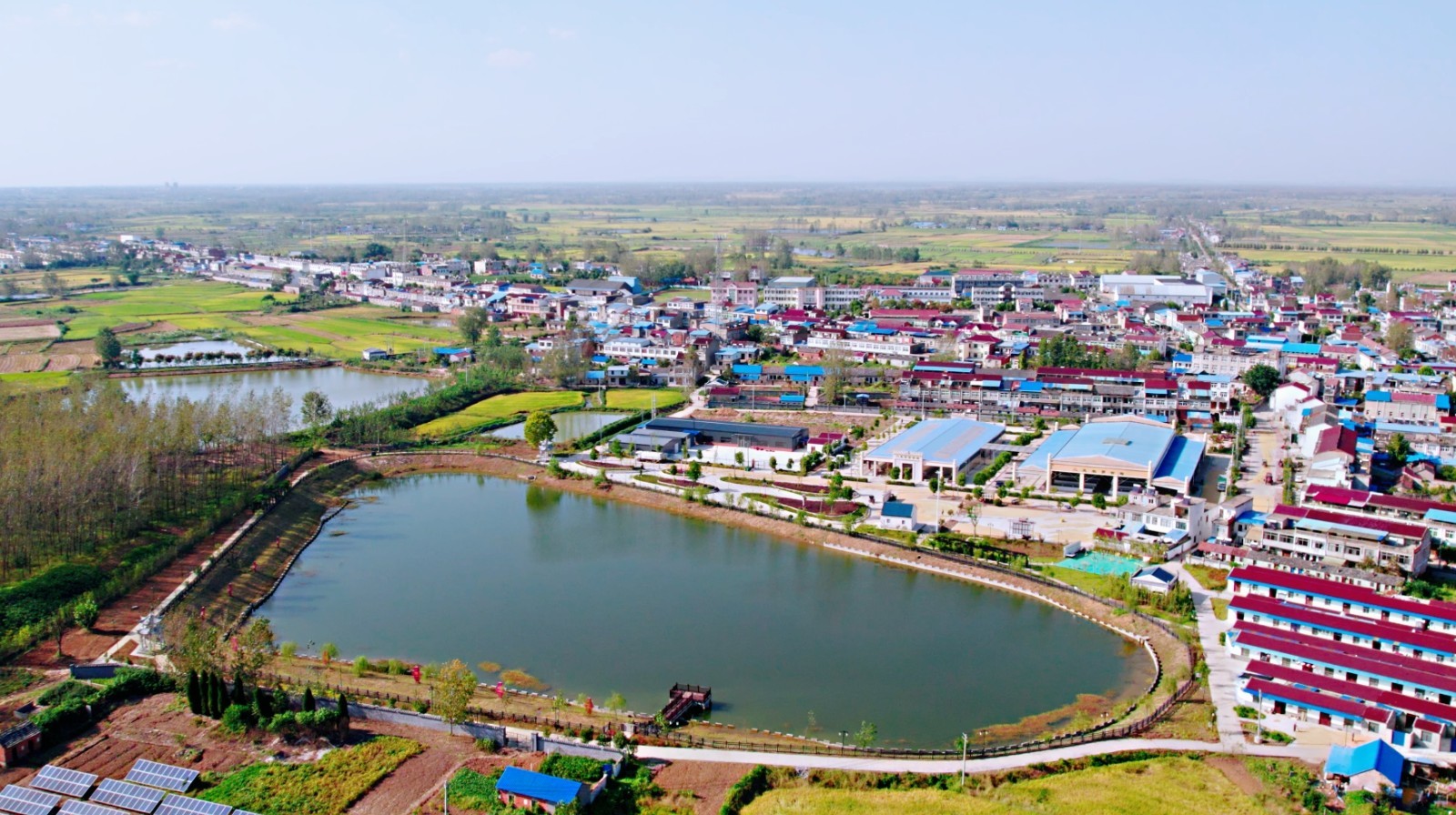 安徽定远县二龙回族乡村居环境整治到位乡村颜值再提升