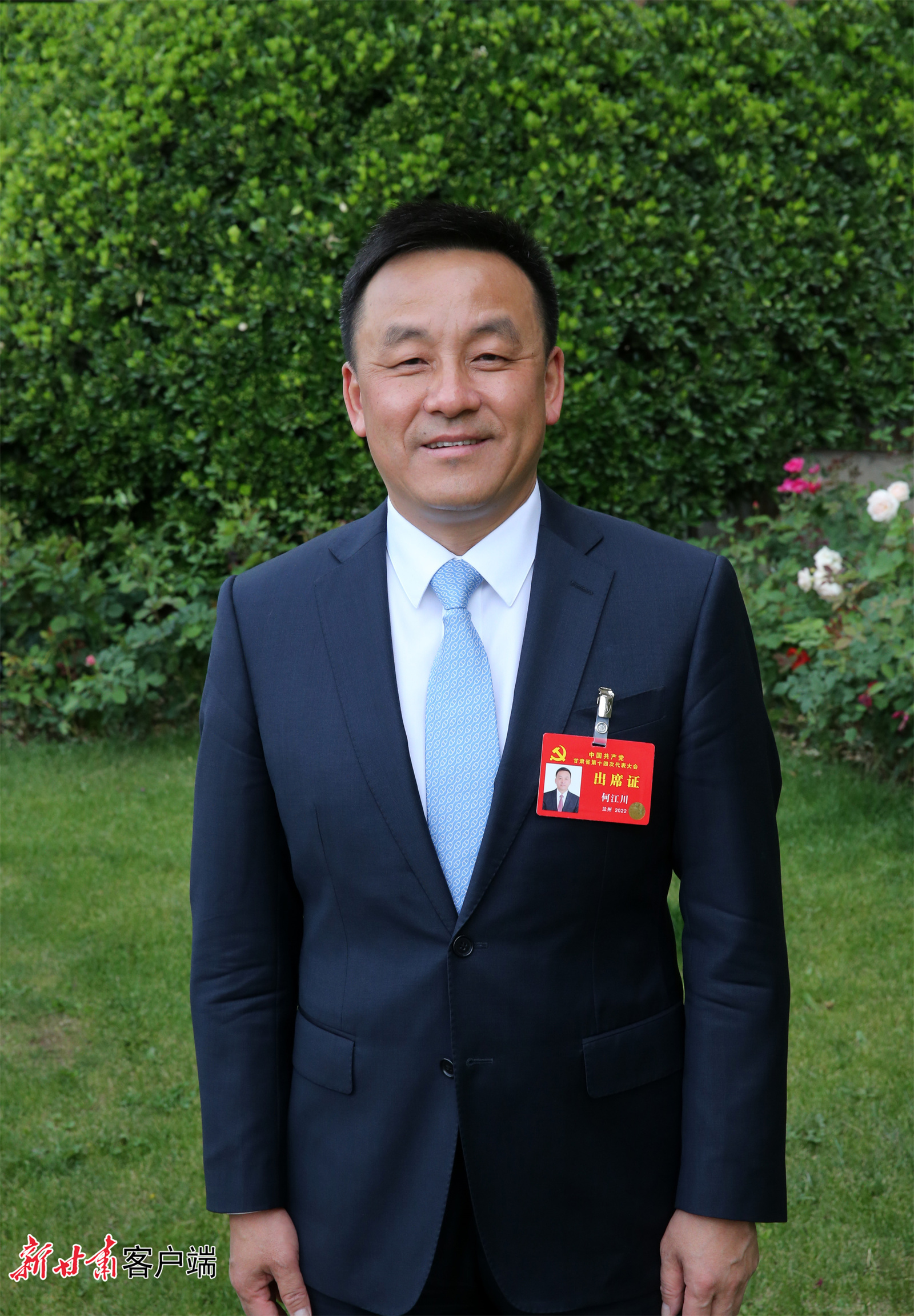 党代表何江川 新甘肃·兰州晨报记者 田蹊 摄