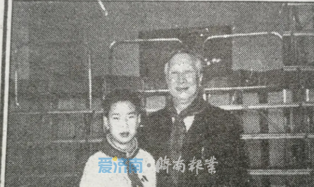 刊登于济南当地报纸的蔡浩宇童年照片 图源网络