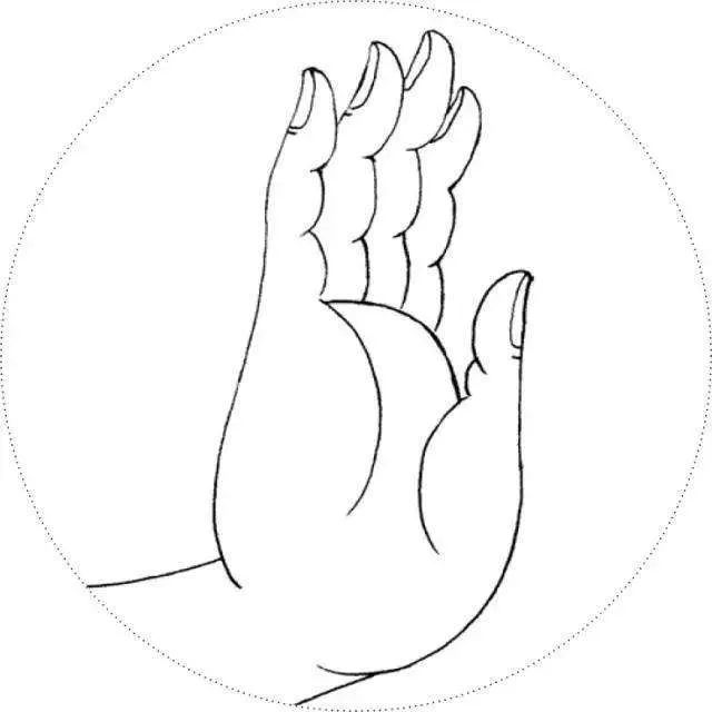 与愿印与愿印以右手自然平伸下垂,手心向上,表达以普度众生的慈悲心施