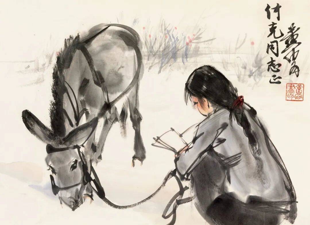 黄胄画驴，高清50幅