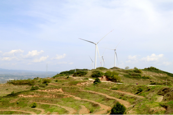 华岐镇范集山25兆瓦分散式风力发电项目远景