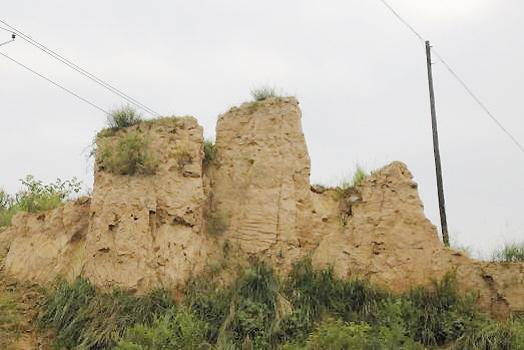 残存的南城墙中段