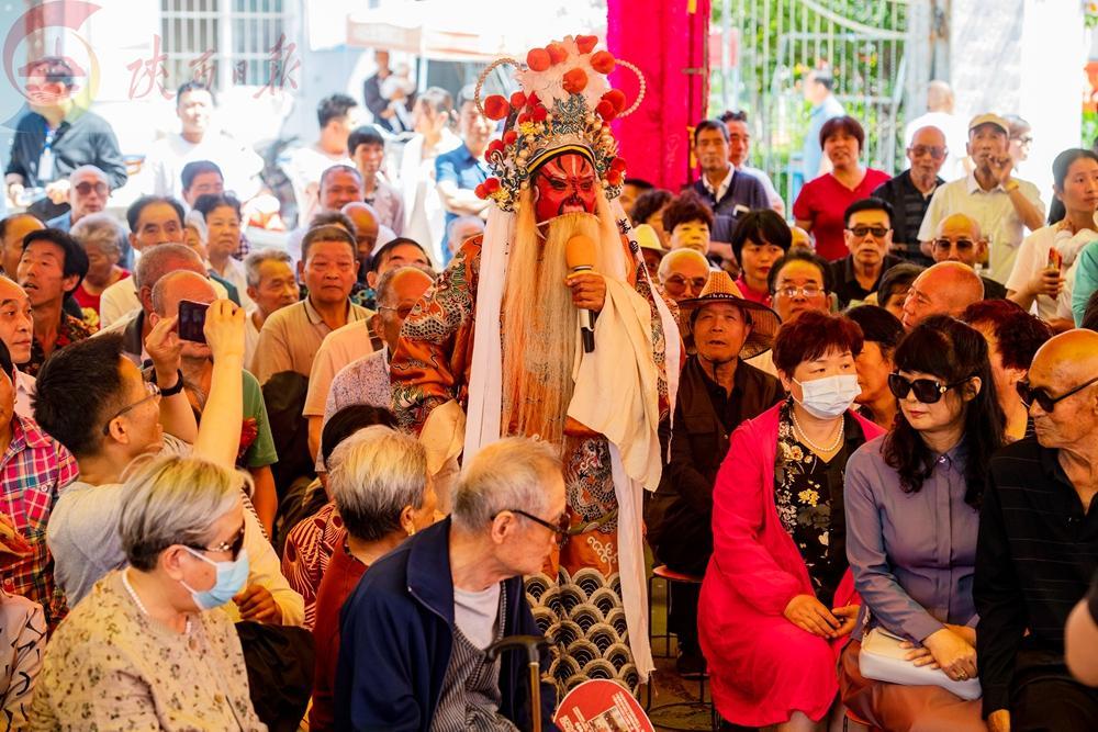 秦腔表演艺术家到人民中去活动走进西安市鄠邑区