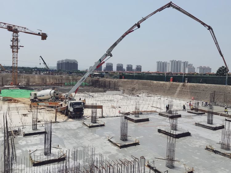 山东战略新兴产业园建设工地