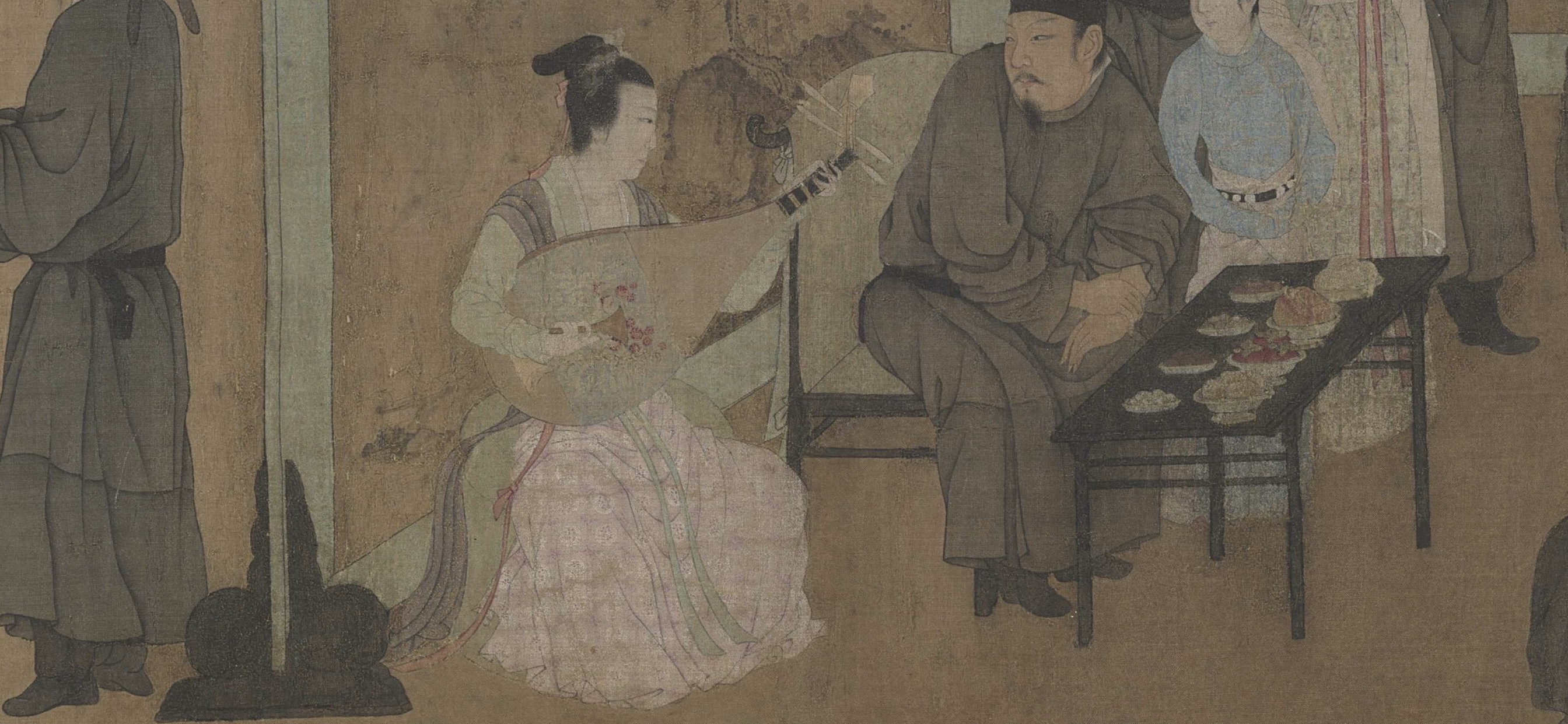 《韩熙载夜宴图》中的琵琶女