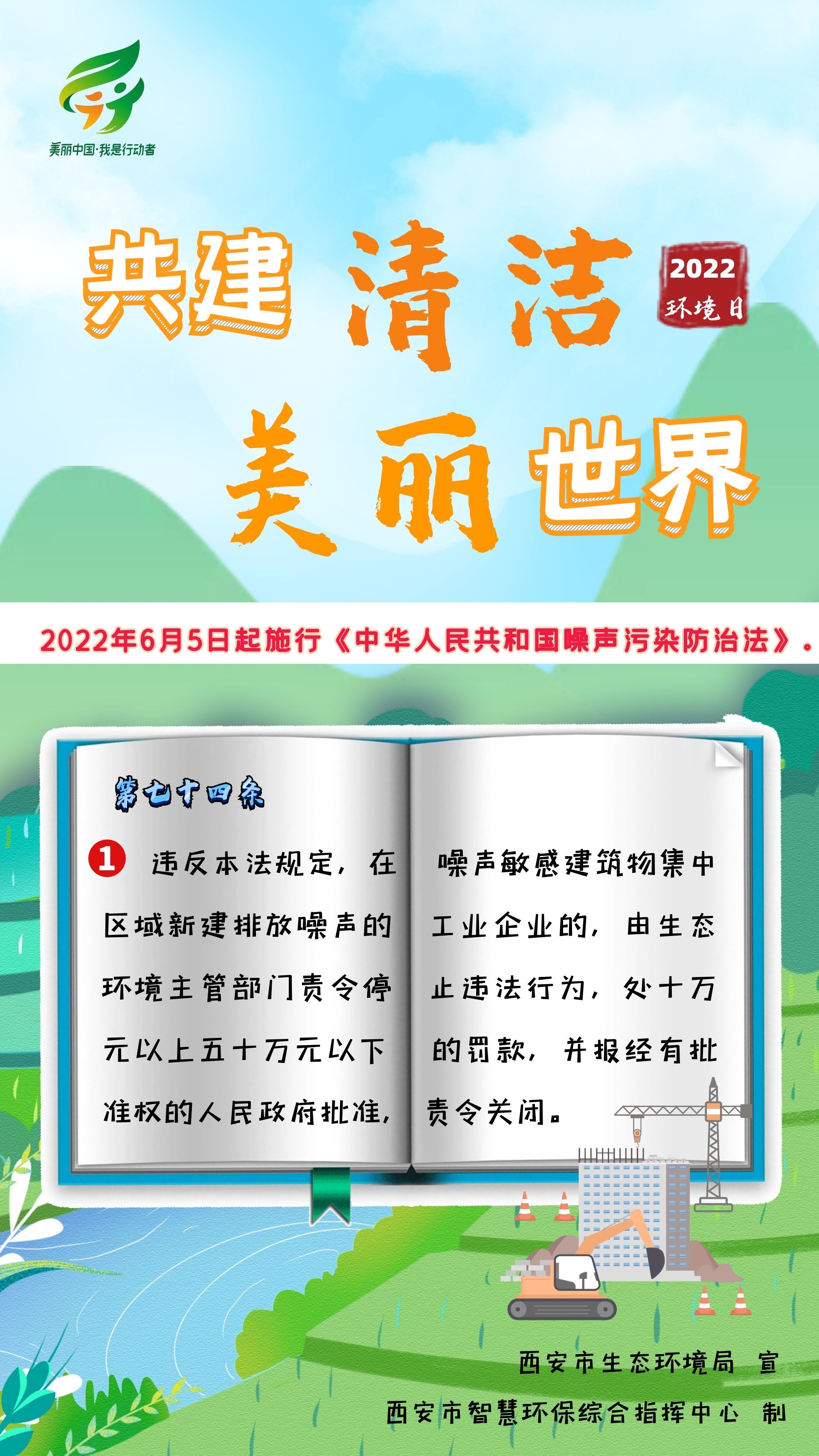 一组海报带你了解《中华人民共和国噪声污染防治法》