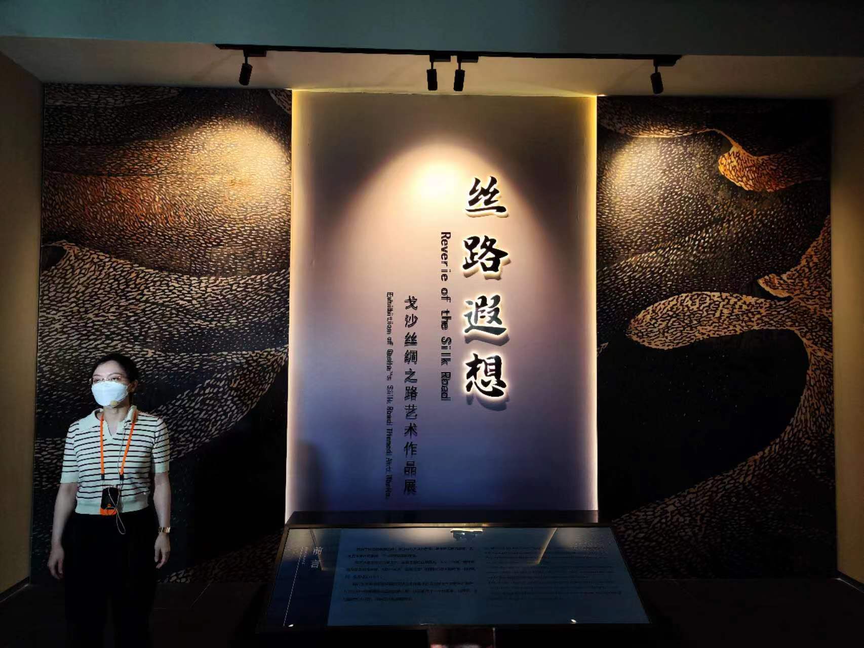 丝路遐想戈沙丝绸之路艺术作品展西安博物院展出