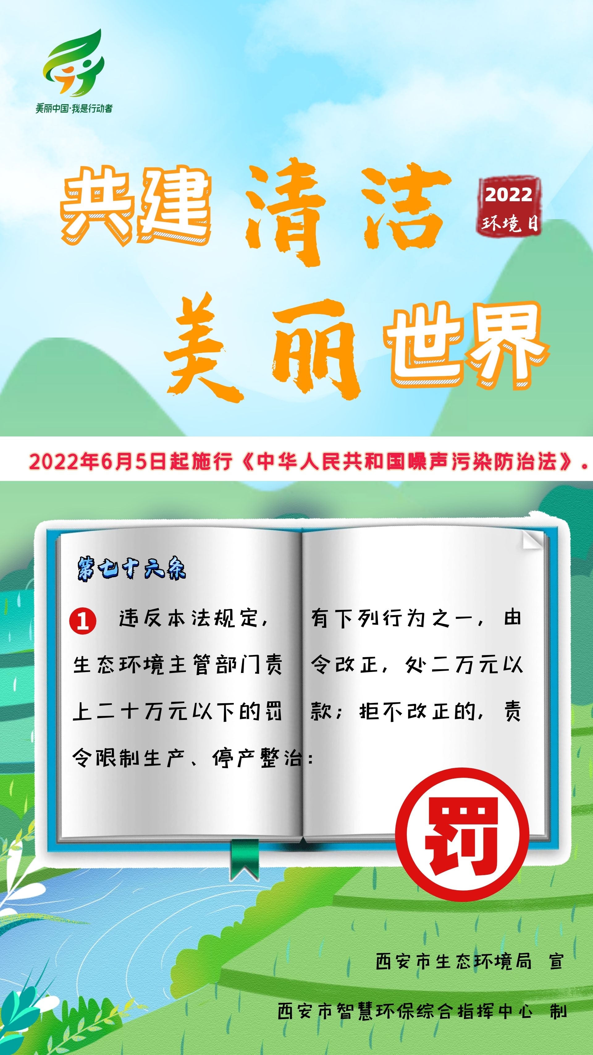 一组海报带你了解《中华人民共和国噪声污染防治法》