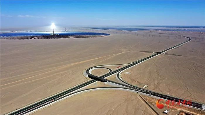 敦当高速经过敦煌光电园