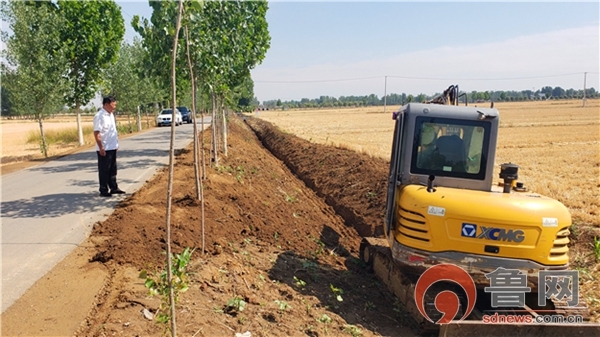 滕州市西岗镇：未雨绸缪疏河道  打赢汛期“主动仗”