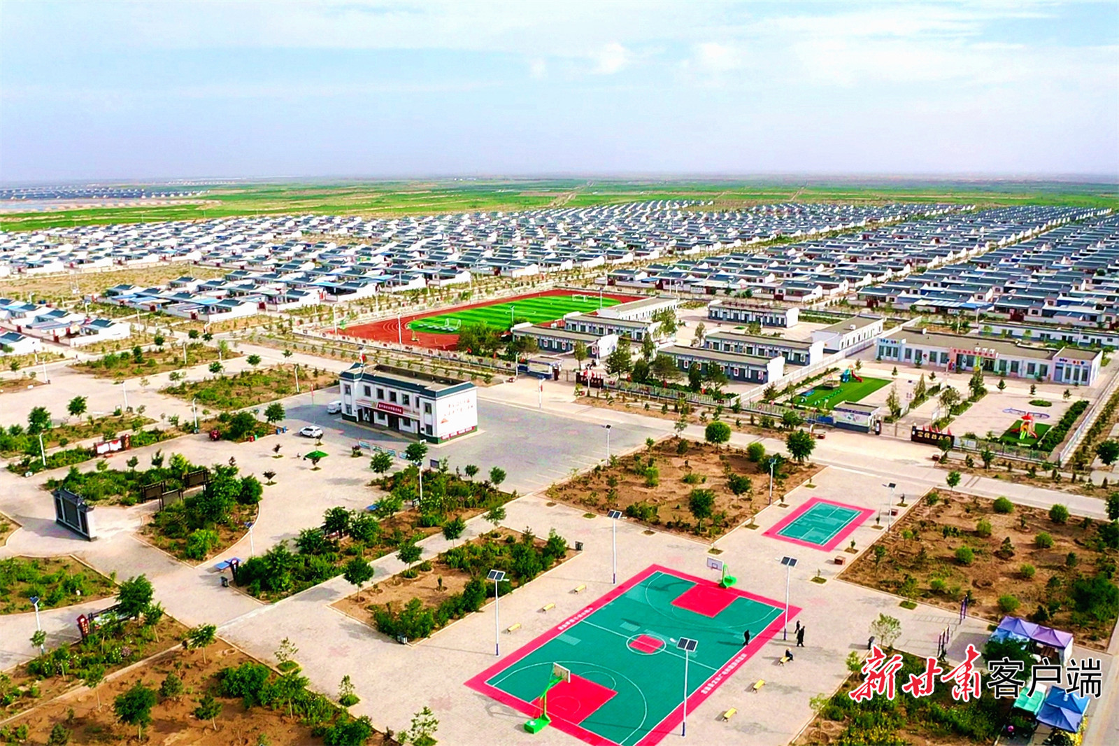 古浪县干城乡富民新村（资料图） 新甘肃&middot;甘肃日报记者 金奉乾 摄