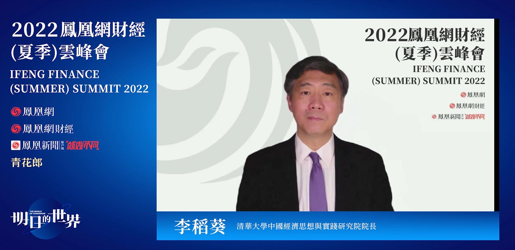 清华大学中国经济思想与实践研究院院长李稻葵