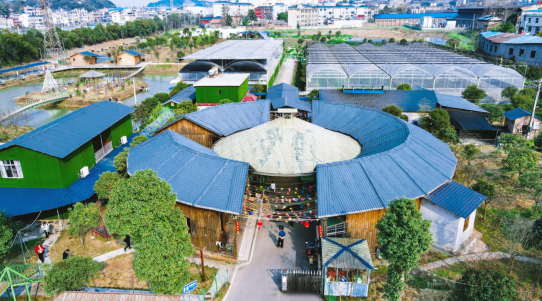 集采摘,娱乐,农家乐于一体的乌石印象生态园