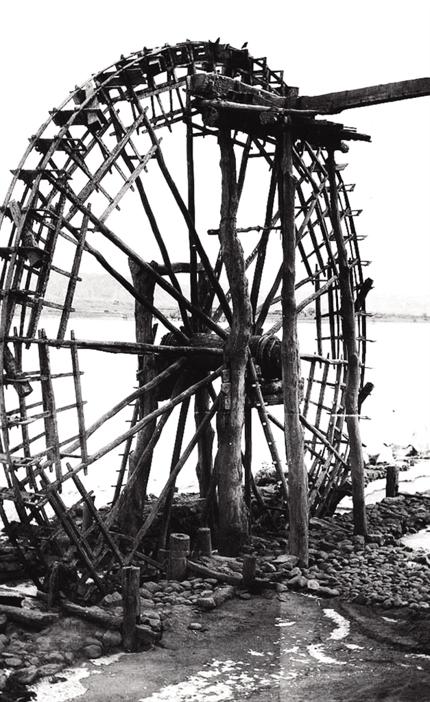 1966年冬，吊场乡即将拆除的最后一轮水车