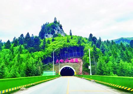 完工通车后的大岭山隧道