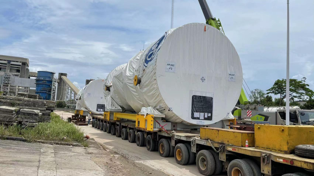 两台ge9ha02燃气轮机抵达宁洲助力广东省能源转型