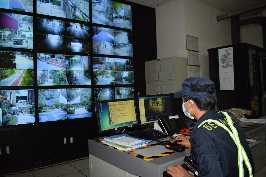 小区智能E控中心 供图/西安万科城润园