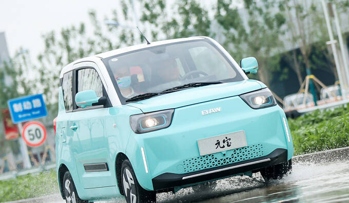 北汽新轿车开卖339万起比宏光miniev个头大造型喜欢吗