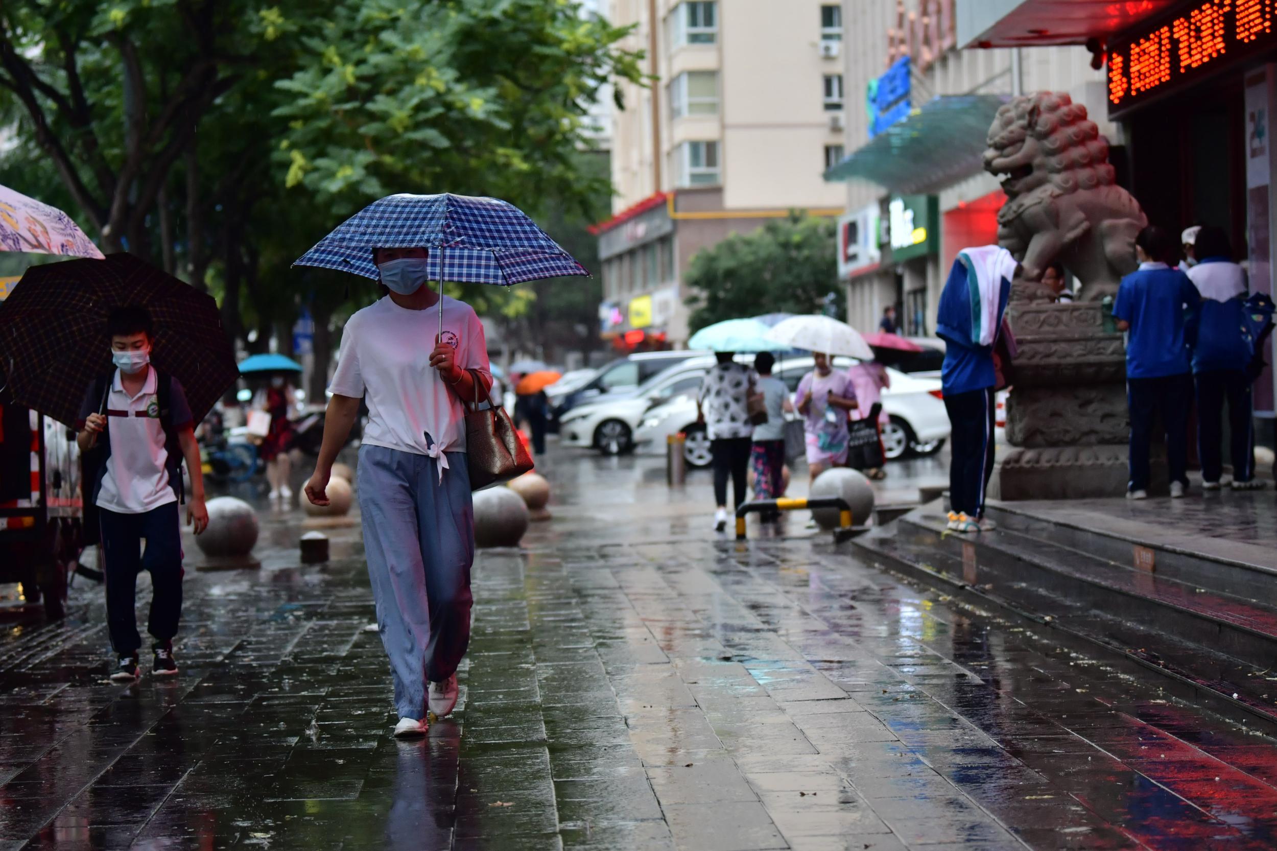 大雨今天没有爽约