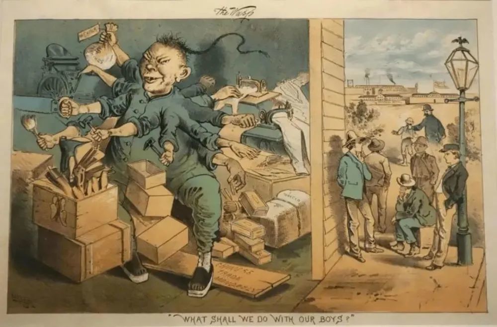 19世纪西方”黄祸论“的插画