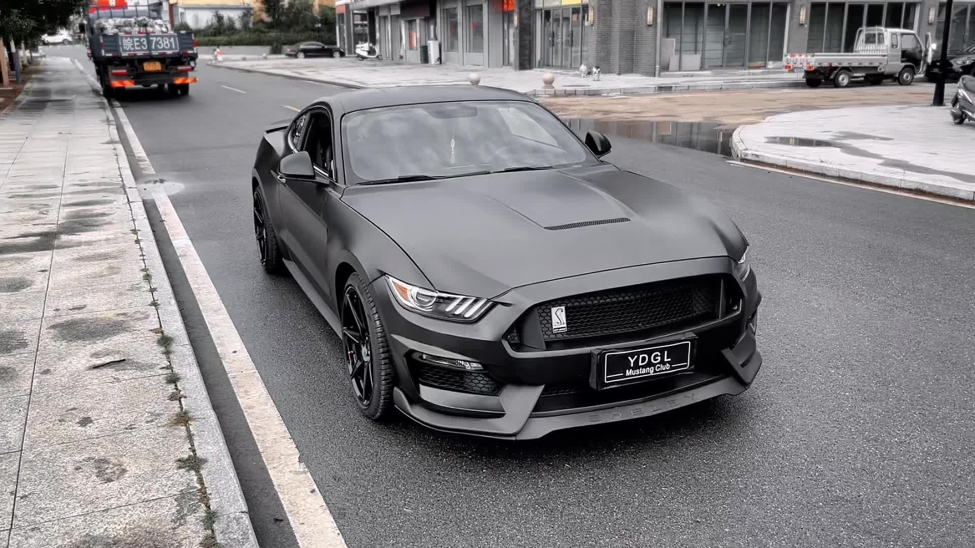 gt350套件 黑武士改裝完工 優雅的感覺#mustang #野馬 #大玩具