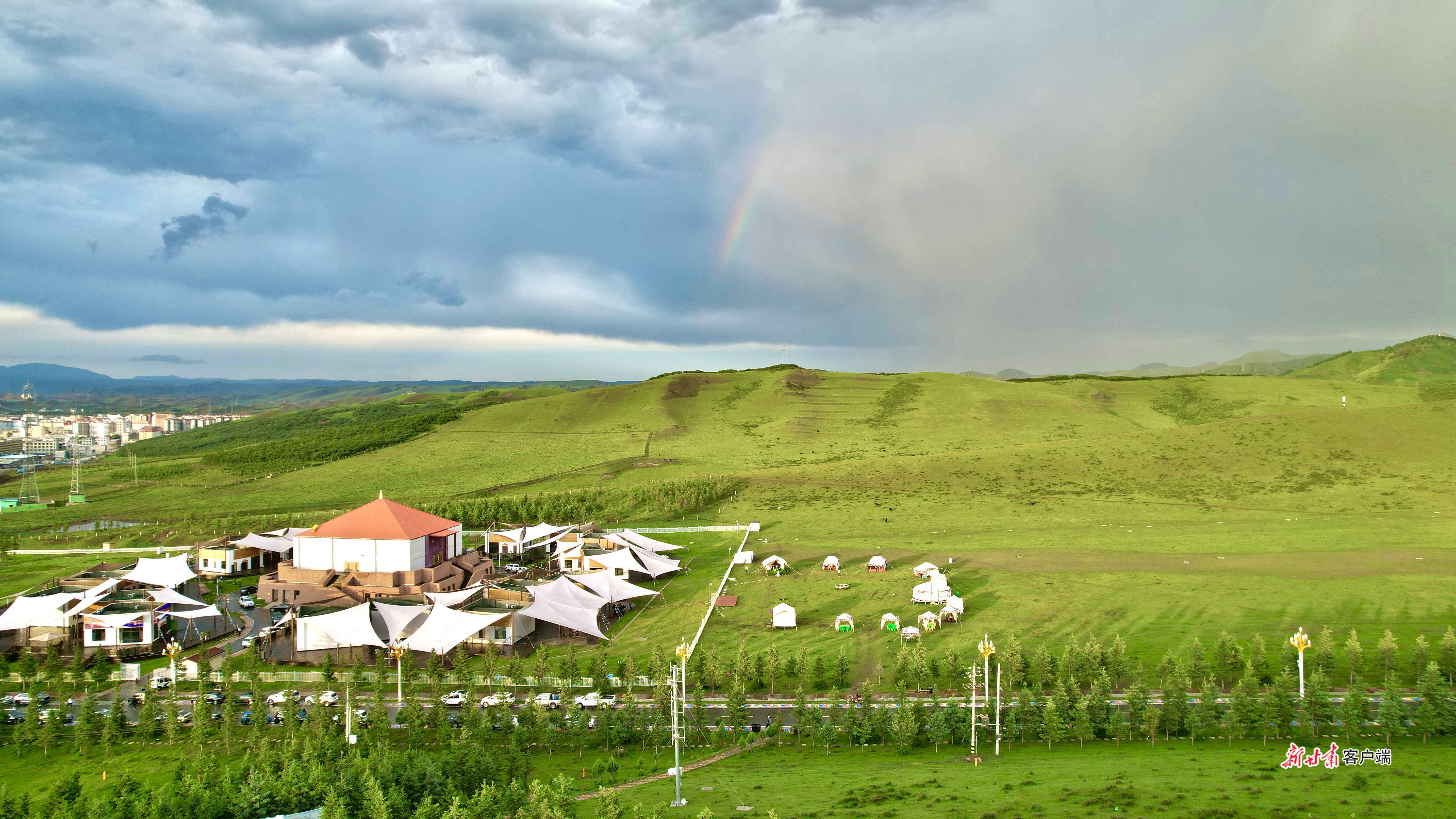 雨后初霁 合作市当周草原风景如画凤凰网甘肃_凤凰网