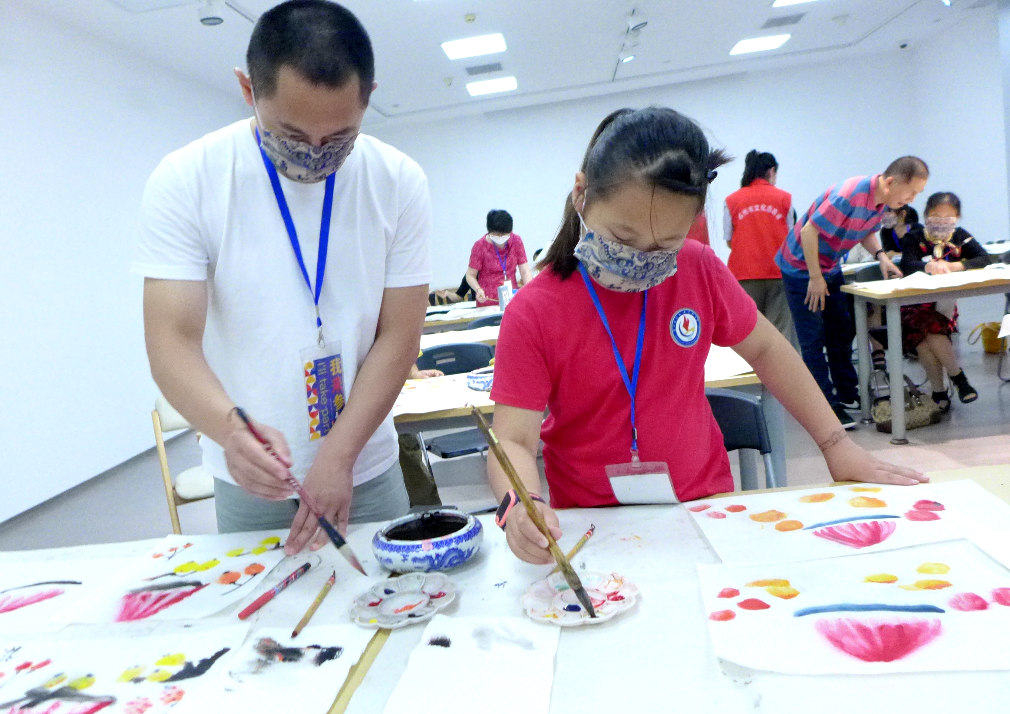 时令蔬果中国画体验课在苏州美术馆开课