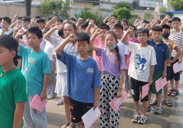 阜阳市高庄小学开展期末防溺水系列教育活动