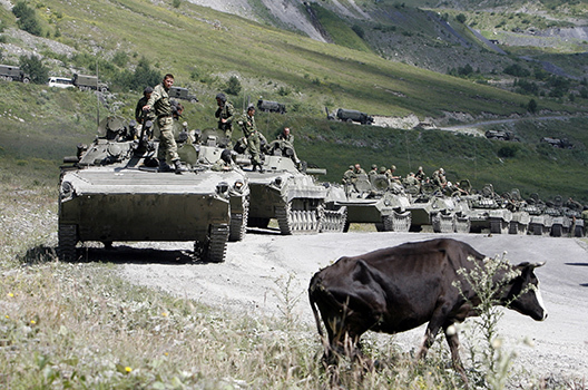 南奥塞梯战争爆发后进军格鲁吉亚的俄军第58集团军