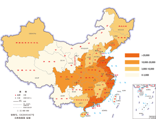 中国地图板块png图片
