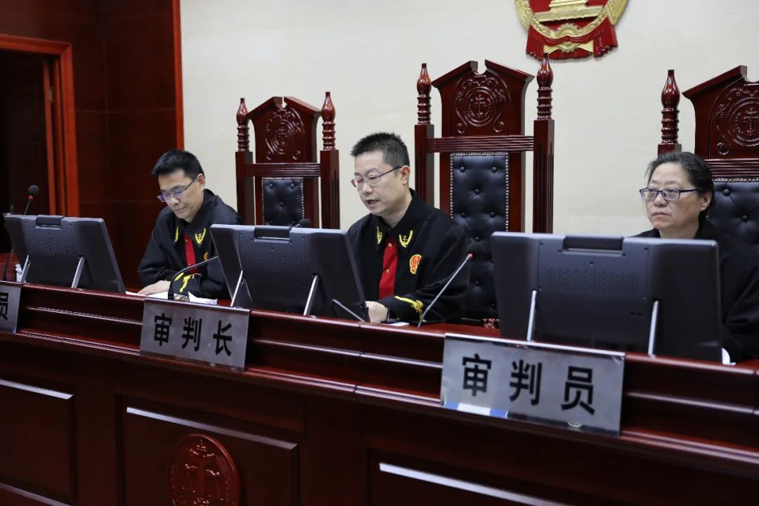 庭审现场 本文图片均来自微信公众号@蚌埠市中级人民法院