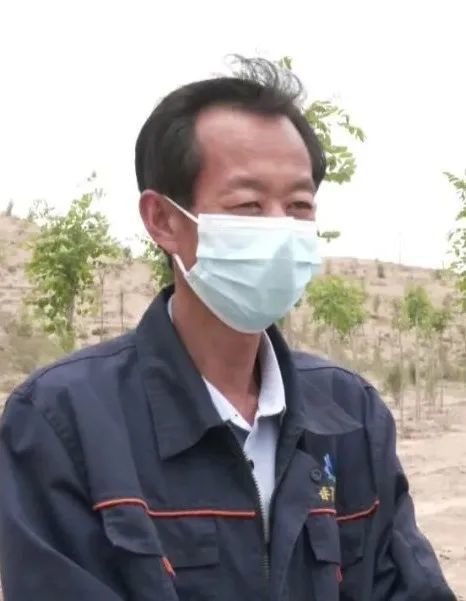 平川区黄河沿岸生态屏障建设绿化工程陡城片区项目经理田贵强
