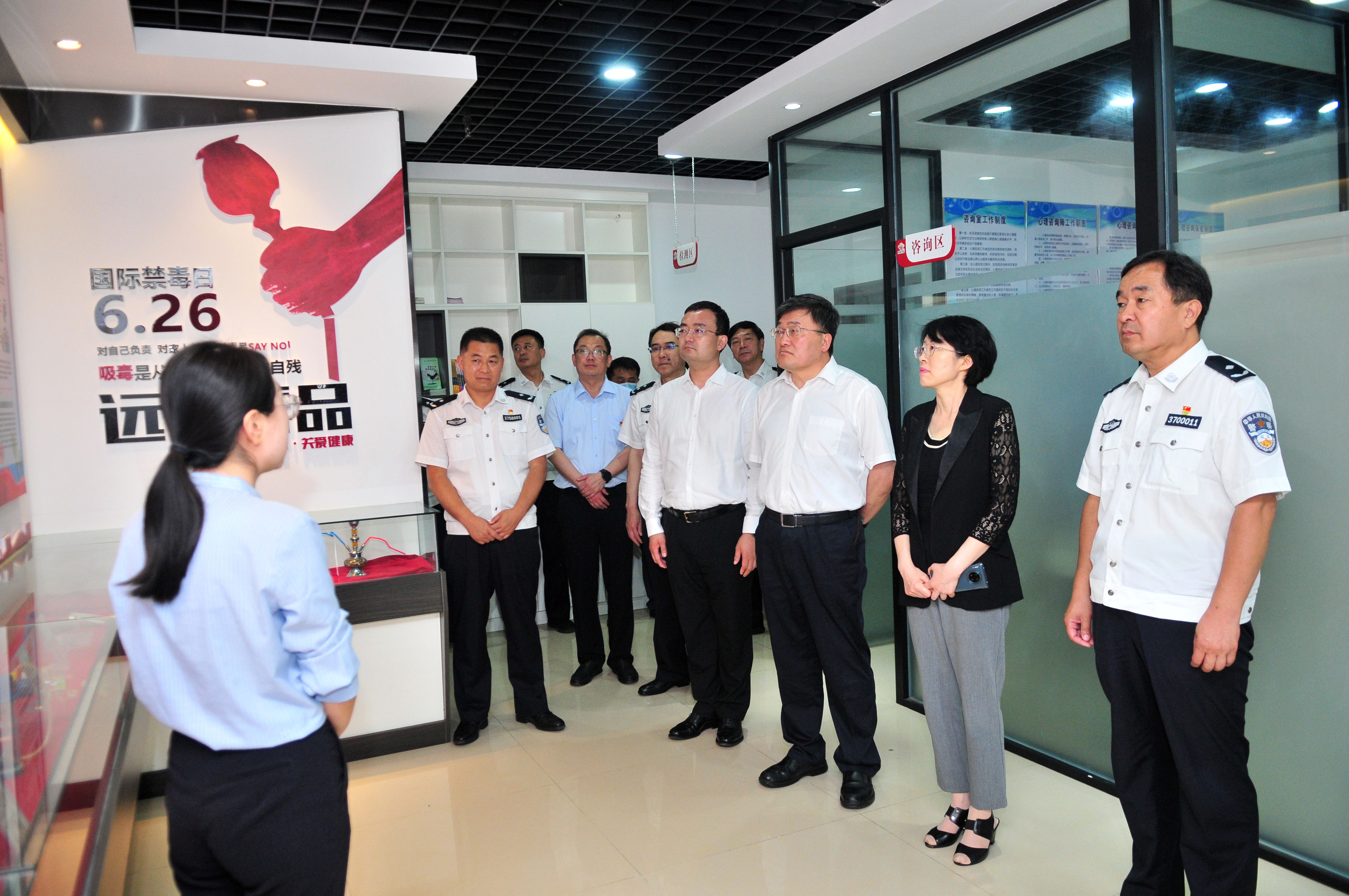 青岛市李沧区虎山路街道社区戒毒（康复）工作指导站正式揭牌