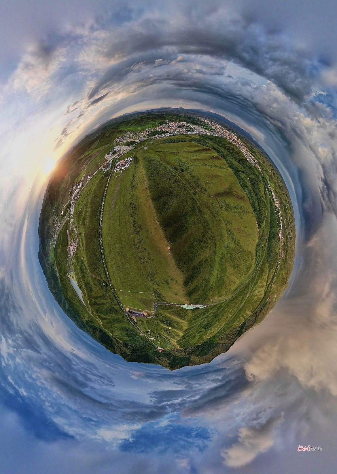 当周草原风景如画 新甘肃&middot;甘肃日报记者 韦德占