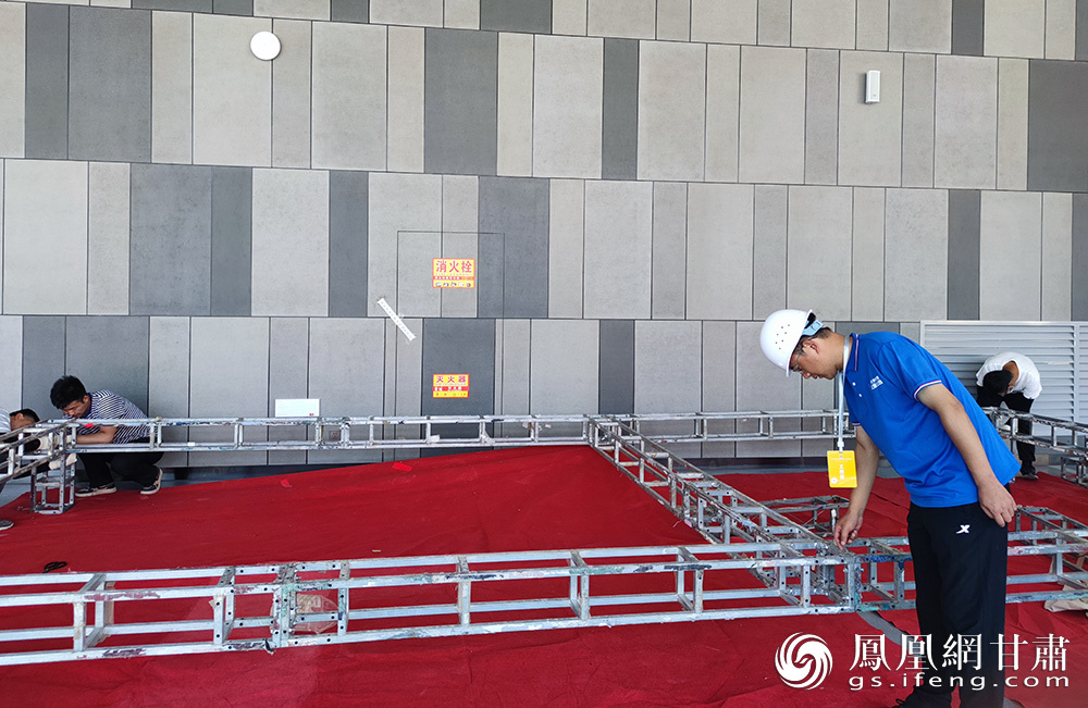 精细化安保小分队保障每一处细节安全 兰州新区科文旅集团供图