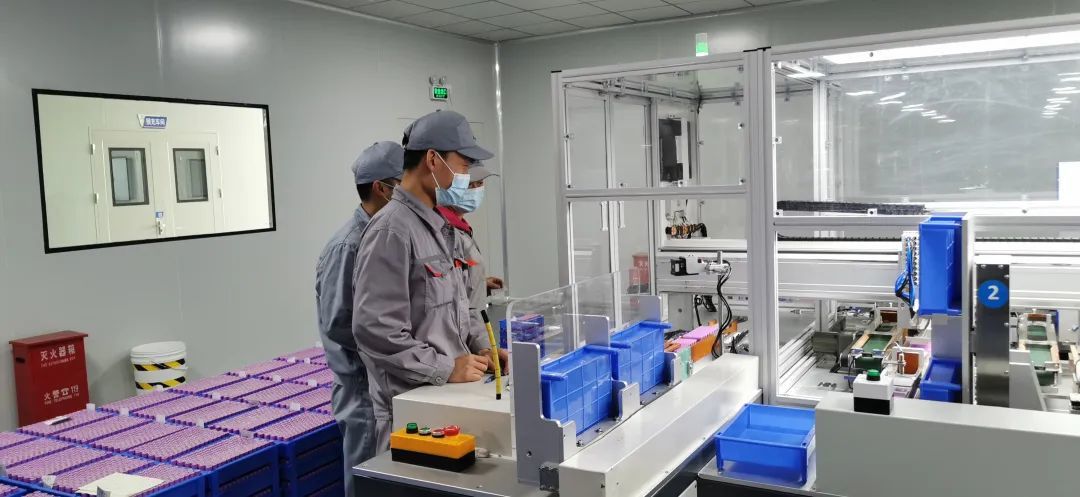 △甘肃金拓锂电新能源公司生产线