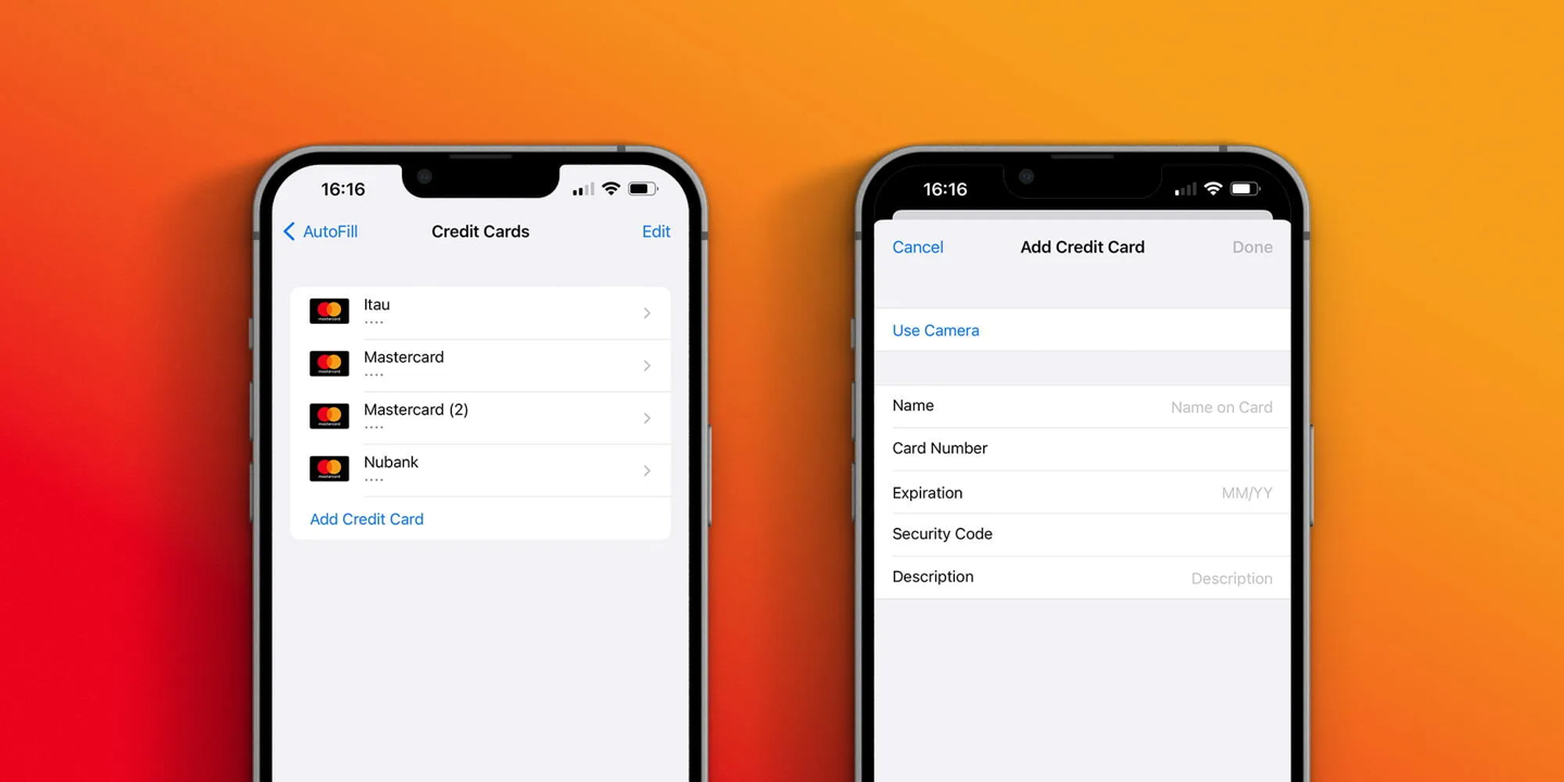 苹果 iOS 16 将支持在 Safari 中添加虚拟卡片